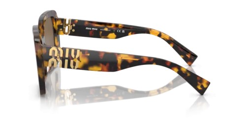 MIU MIU MU 10YS - VAU06B - 56 Sonnenbrillen Honig Havanna Unregelmäßig