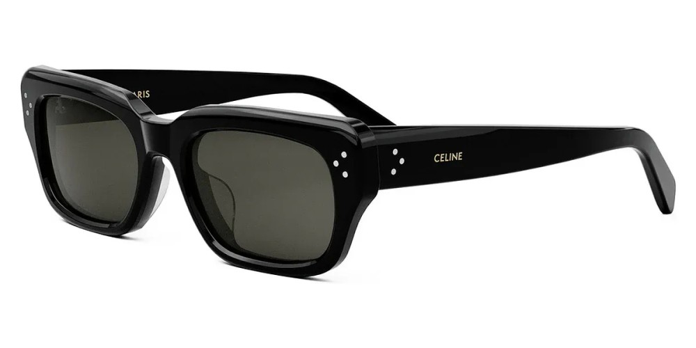Celine CL40267U - 01A - 54 Sonnenbrillen Glanz Schwarz Eckig