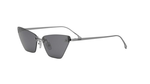 Fendi FE4160US - 14A - 57 Sonnenbrillen Silber Cat Eye