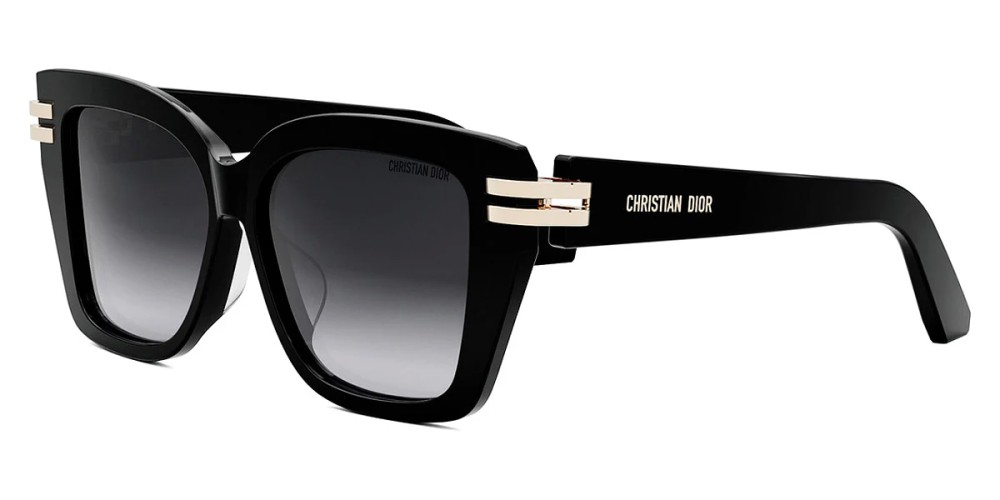 Dior CDIOR S1F - 10A1 D - 56 Sonnenbrillen Schwarz Kissenform (Abgerundet)
