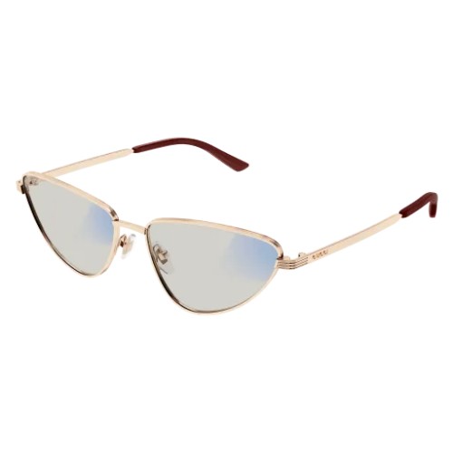 Gucci GG1879S - 005 - 57 - MIT PHOTOCHROMEN GLÄSERN Sonnenbrillen Gold Cat Eye