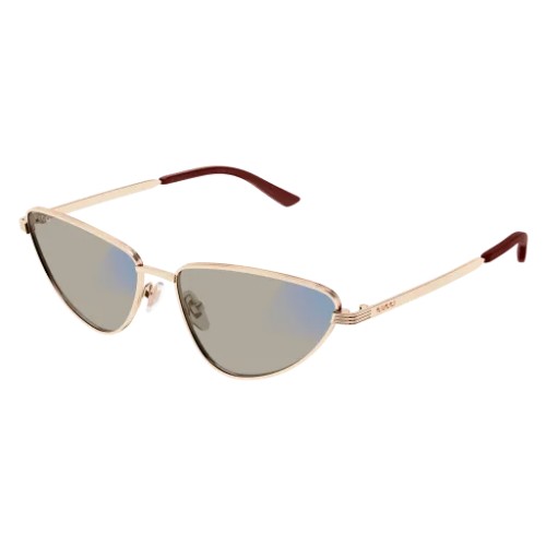 Gucci GG1879S - 005 - 57 - MIT PHOTOCHROMEN GLÄSERN Sonnenbrillen Gold Cat Eye