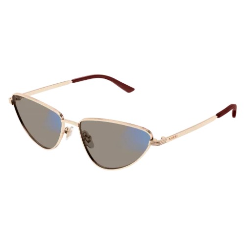 Gucci GG1879S - 005 - 57 - MIT PHOTOCHROMEN GLÄSERN Sonnenbrillen Gold Cat Eye