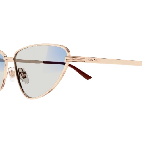 Gucci GG1879S - 005 - 57 - MIT PHOTOCHROMEN GLÄSERN Sonnenbrillen Gold Cat Eye
