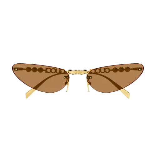 Gucci GG1920S - 003 - 63 Sonnenbrillen Gold Cat Eye