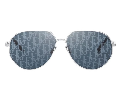 Dior CD LINK A1U - F0B8 A - 61 Sonnenbrillen Silber Pilot (Aviator)