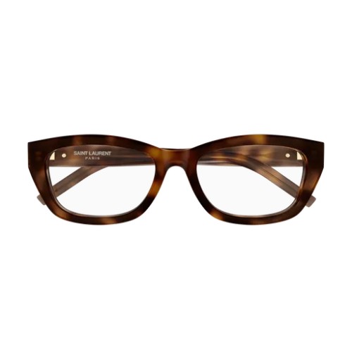 Saint Laurent SL M153 OPT - 003 - 55 Brillenfassungen Havanna Winkel/Abgerundet