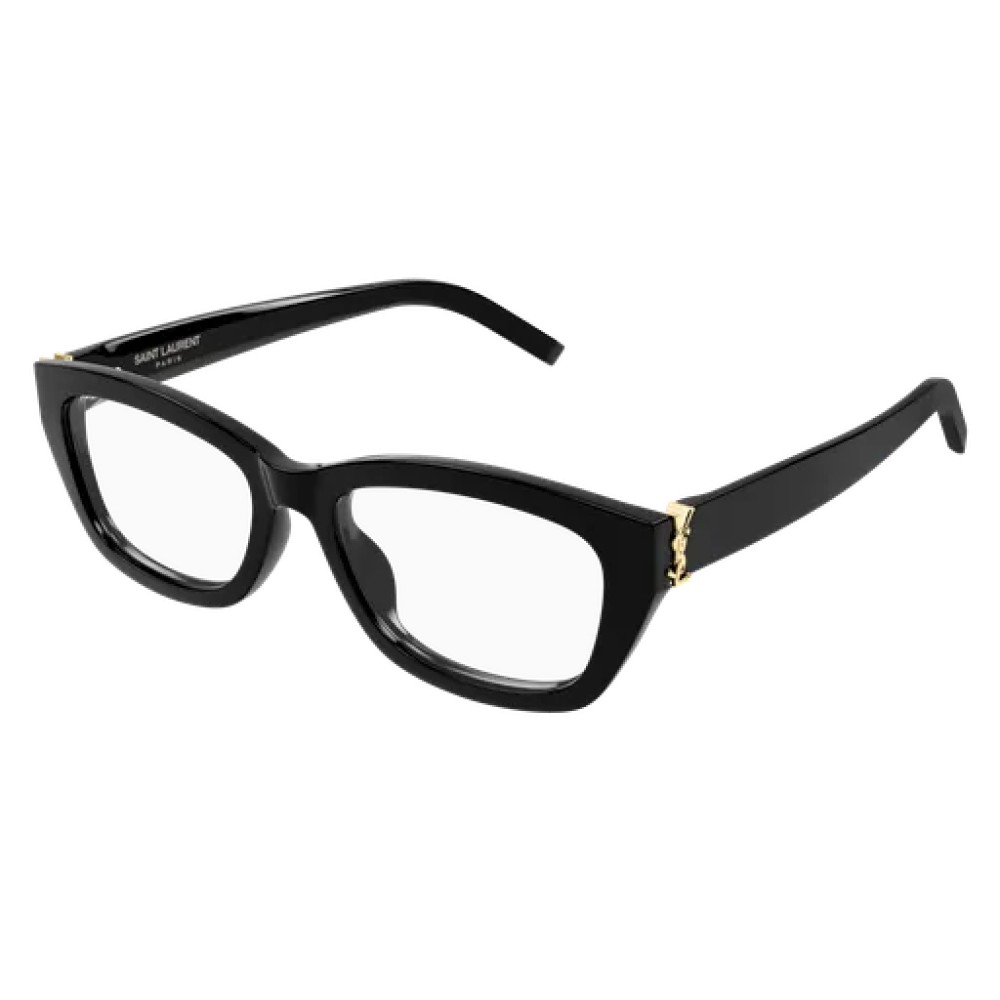 Saint Laurent SL M153 OPT - 001 - 55 Brillenfassungen Schwarz Winkel/Abgerundet