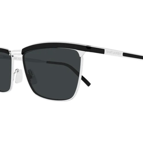 Saint Laurent SL 795 JOE - 003 - 57 Sonnenbrillen Silber Eckig
