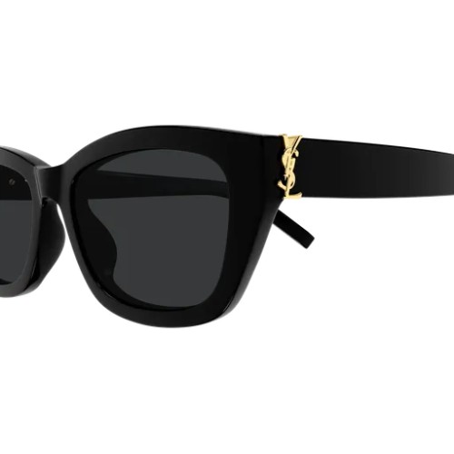 Saint Laurent SL M153 - 001 - 55 Sonnenbrillen Schwarz Eckig