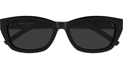 Saint Laurent SL M153 - 001 - 55 Sonnenbrillen Schwarz Eckig