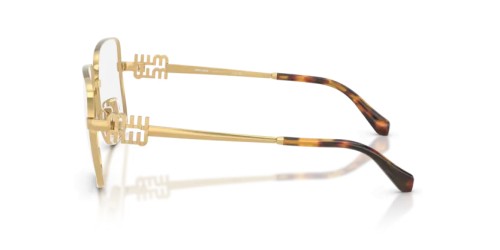 MIU MIU MU 51XV - ​5AK1O1 - ​54 Brillenfassungen Gold Eckig