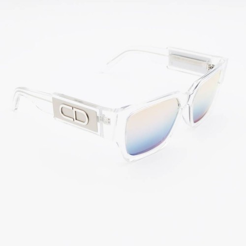 Dior CD SU - 85E2 B - 55 Sonnenbrillen Transparent Eckig