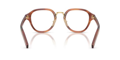 PRADA PR C05S - 27F1O1 - 50 Brillenfassungen Gestreift Cognac Phantos