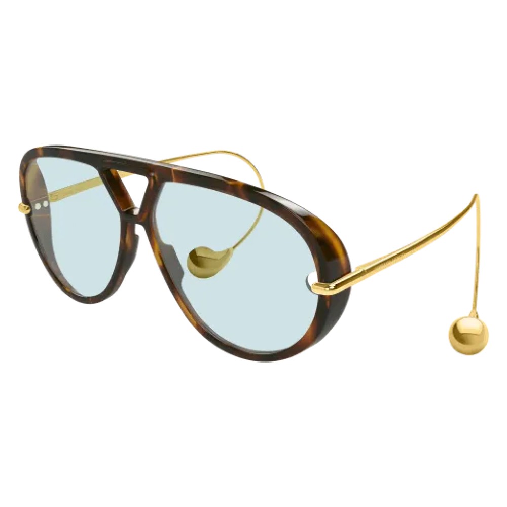 Bottega Veneta BV1273S - 007 - 63 Sonnenbrillen Havanna Pilot (Aviator)