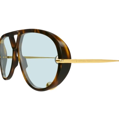Bottega Veneta BV1273S - 007 - 63 Sonnenbrillen Havanna Pilot (Aviator)