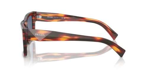 PRADA PR 19WS - 17R06A - 52 Sonnenbrillen Striped radica Rechteck
