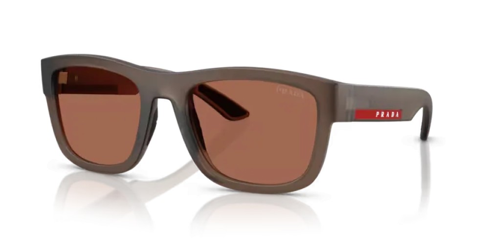 Prada Linea Rossa PS 01ZS - 29F50A - 56 Sonnenbrillen Durchscheinend Braun Kissen