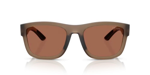 Prada Linea Rossa PS 01ZS - 29F50A - 56 Sonnenbrillen Durchscheinend Braun Kissen