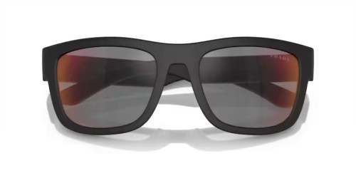 Prada Linea Rossa PS 01ZS - DG008F - 56 Sonnenbrillen Schwarz Gummi Kissen