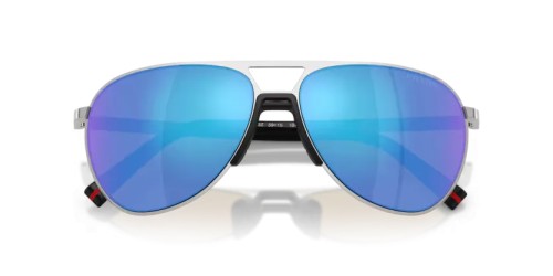 Prada Linea Rossa PS 53ZS - 1BC08R - 59 Sonnenbrillen Silber Pilot (Aviator)