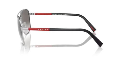 Prada Linea Rossa PS 54ZS - 1BC02M - 60 Sonnenbrillen Silber Oval
