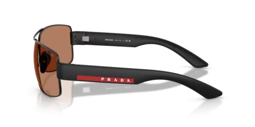 Prada Linea Rossa PS B52S - 1BO20D - 65 Sonnenbrillen Matt Schwarz Unregelmäßig
