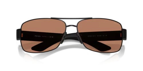 Prada Linea Rossa PS B52S - 1BO20D - 65 Sonnenbrillen Matt Schwarz Unregelmäßig