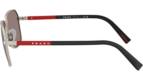Prada Linea Rossa PS A51S - 18X80I - 57 Sonnenbrillen Matt Champagner Rechteck