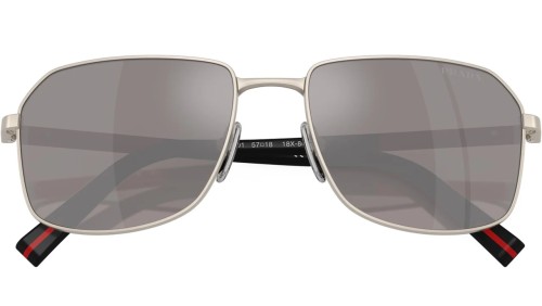 Prada Linea Rossa PS A51S - 18X80I - 57 Sonnenbrillen Matt Champagner Rechteck