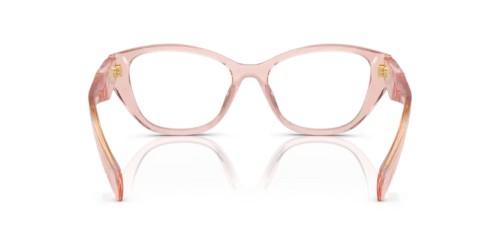 PRADA PR 21ZV - 19Q1O1 - 53 Brillenfassungen Transparent Pfirsich Unregelmäßig