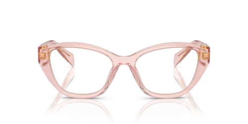 PRADA PR 21ZV - 19Q1O1 - 53 Brillenfassungen Transparent Pfirsich Unregelmäßig