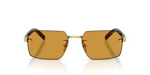 PRADA PR D55S - 5AK50P - 55 Sonnenbrillen Gold Rechteck