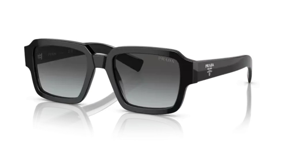 PRADA PR 02ZS - 1AB06T - 52 Sonnenbrillen Schwarz Eckig