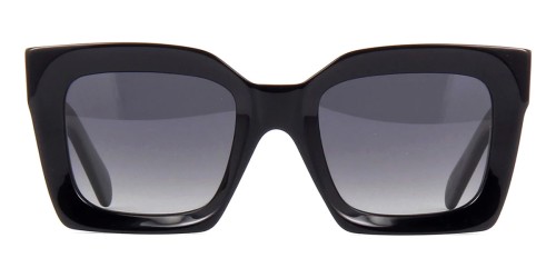 Celine CL40130I - 01D - 51 - MIT POLARISIERTEN GLÄSERN Sonnenbrillen Schwarz Eckig
