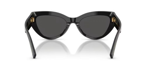 DOLCE & GABBANA DG4536 - 501/87 - 55 Sonnenbrillen Schwarz Cat Eye