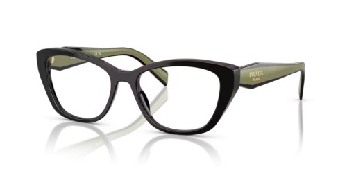 PRADA PR 19WV - 03K1O1 - 53 Brillenfassungen Schwarz Cat Eye