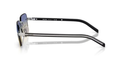 PRADA PR D55S - 1BC50E - 55 Sonnenbrillen Silber Rechteck