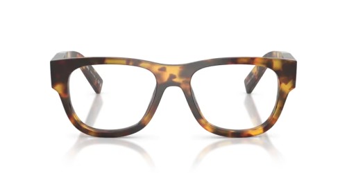 PRADA PR D08VU - 14L1O1 - 53 Brillenfassungen Honig Havanna Eckig