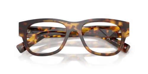PRADA PR D08VU - 14L1O1 - 53 Brillenfassungen Honig Havanna Eckig