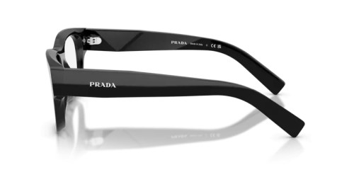 PRADA PR D08VU - 16K1O1 - 53 Brillenfassungen Schwarz Eckig