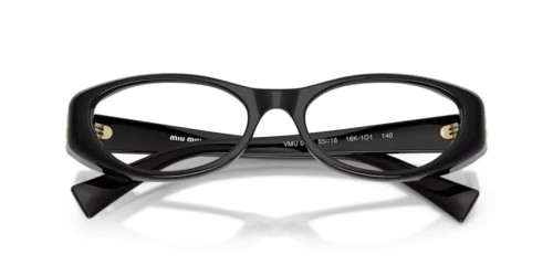 MIU MIU MU 03ZV - 16K1O1 - 55 Brillenfassungen Schwarz Oval