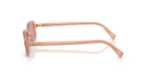 MIU MIU MU 11ZS - 20I60V - 51 Sonnenbrillen Opal Rosa Rechteck