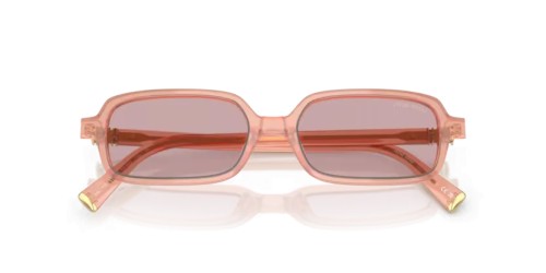 MIU MIU MU 11ZS - 20I60V - 51 Sonnenbrillen Opal Rosa Rechteck
