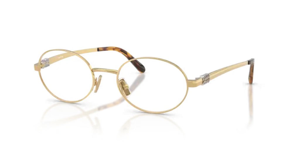 MIU MIU MU 50ZV - 5AK1O1 - 52 Brillenfassungen Gold Oval