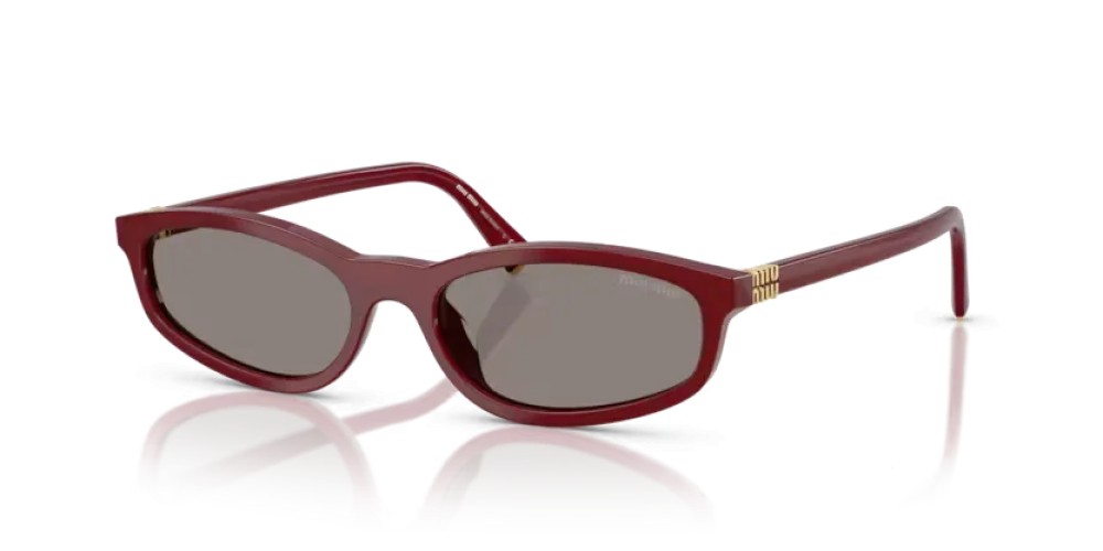 MIU MIU MU A06S - 21I80Q - 54 Sonnenbrillen Opal, Burgunder Unregelmäßig