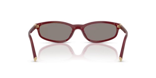 MIU MIU MU A06S - 21I80Q - 54 Sonnenbrillen Opal, Burgunder Unregelmäßig