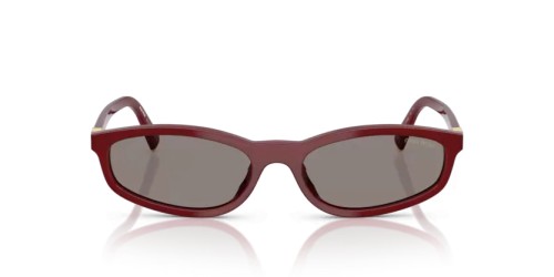 MIU MIU MU A06S - 21I80Q - 54 Sonnenbrillen Opal, Burgunder Unregelmäßig