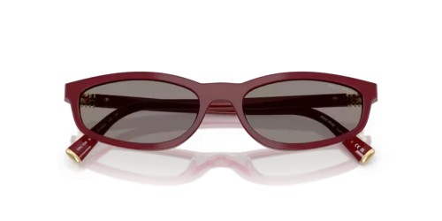 MIU MIU MU A06S - 21I80Q - 54 Sonnenbrillen Opal, Burgunder Unregelmäßig