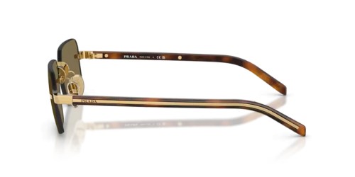PRADA PR D55S - 5AK90F - 55 Sonnenbrillen Gold Rechteck
